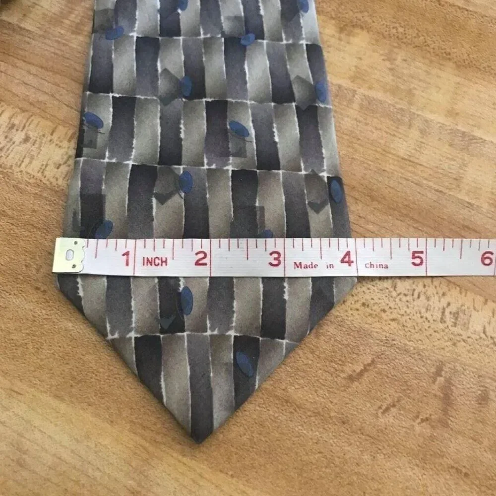 #1072 GEOFFREY BEENE Earthtones Vintage NECKTIE  59 X 4